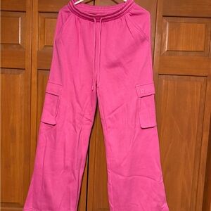 VS Pink, Pink Wide-Leg Cargo Pants
